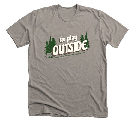 Go Play Outside, a Heather Stone Premium Unisex Tee