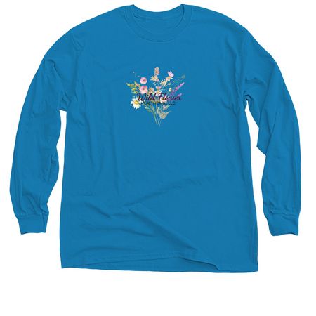 Wild Flower Healthcare Swag, a Sapphire Classic Long Sleeve Tee
