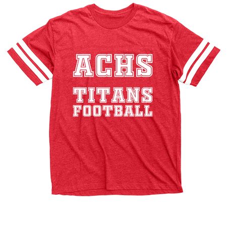 Throwback Supporter, a Vintage Red / White Football Jersey Tee