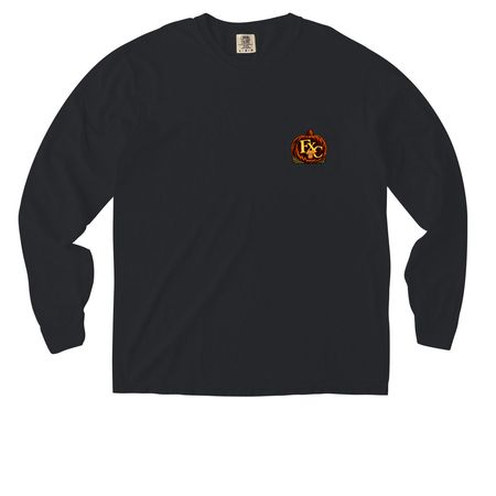 Halloween 2026 Pocket tee, a Black Comfort Colors Long Sleeve Pocket Tee