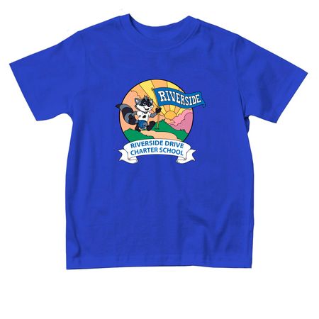 Toddler Sizes, a Royal Blue Toddler Tee
