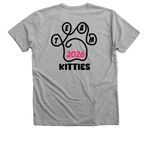 TeamKitties2026, a Athletic Heather Premium V-Neck Tee (back-view)