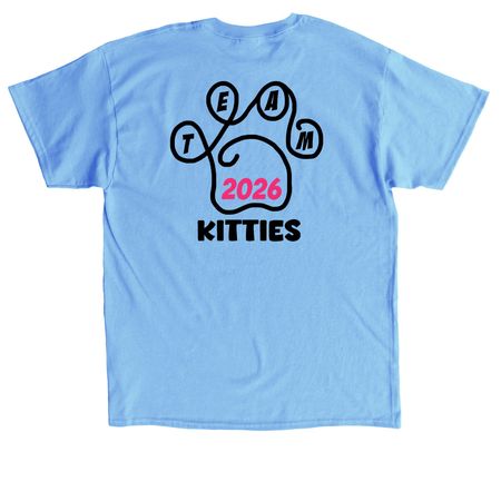 TeamKitties2026, a Carolina Blue Classic Unisex Tee