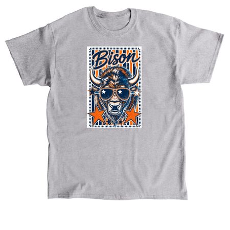 Bernie Bison Superstar, a Sport Grey Classic Unisex Tee