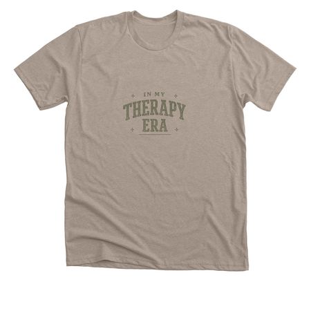 In My Therapy Era, a Heather Stone Premium Unisex Tee