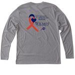 Football Friday!&nbsp;, a Premium Heather Triblend Long Sleeve Tee (back-view)