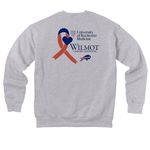 Football Friday!&nbsp;, a Athletic Heather Premium Drop Shoulder Sweatshirt (back-view)