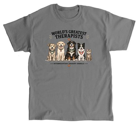 World's Greatest Therapists, a Charcoal Classic Unisex Tee