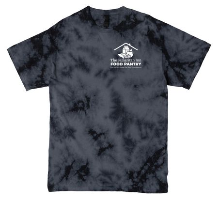 Wear Your&nbsp; Food Pantry Support&nbsp;, a Black Crystal Tie Dye Tee