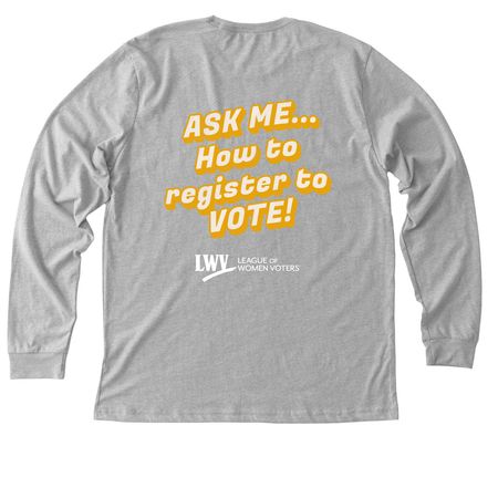 For the Vols, a Athletic Heather Premium Long Sleeve Tee (back-view)