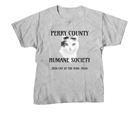 2026 CAT OF THE YEAR, a Sport Grey Youth Unisex Tee