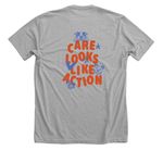 Underdogs Of Philly, a Athletic Heather Premium Unisex Tee (back-view)