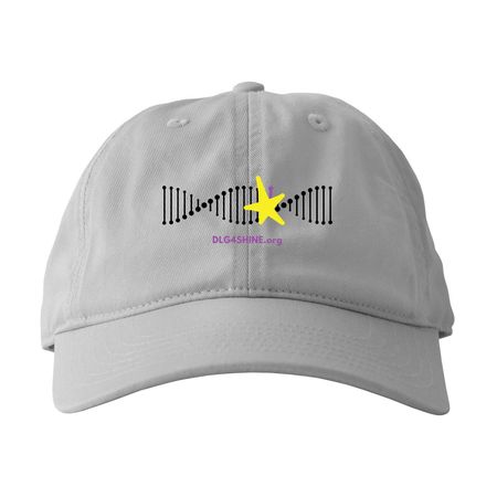 DLG4 SHINE DNA strand hats (full colour), a Dolphin Printed Eco Baseball Cap