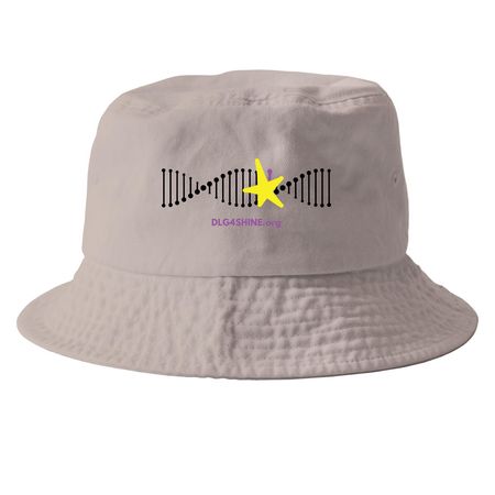 DLG4 SHINE DNA strand hats (full colour), a Khaki Printed Bucket Hat