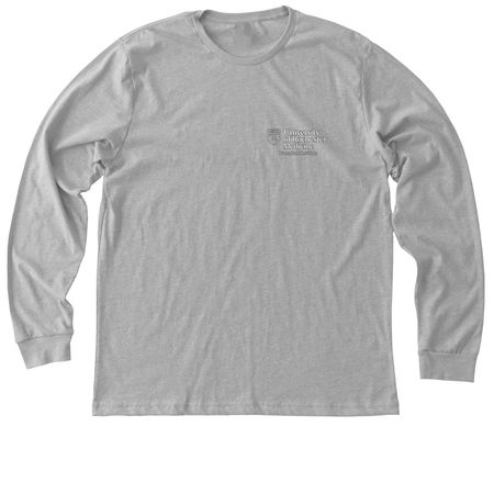 Donate Life NYS- Sara's Running a Marathon, a Athletic Heather Premium Long Sleeve Tee