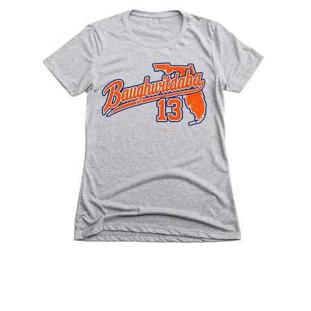 Baughwitdaba Swamp Collection&nbsp;, a Dark Heather Grey Women's Slim Fit Tee