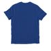 The Bower tees for trails, a Andromeda Blue Allmade Organic Cotton Unisex Tee (back-view)