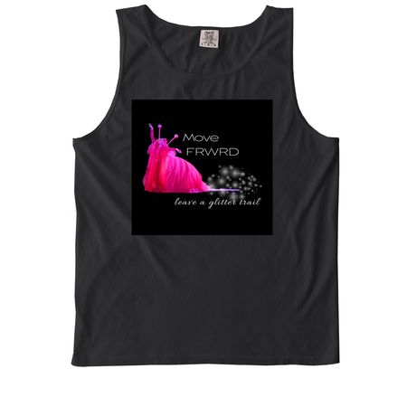 Slug Life, a Black Comfort Colors Tank Top