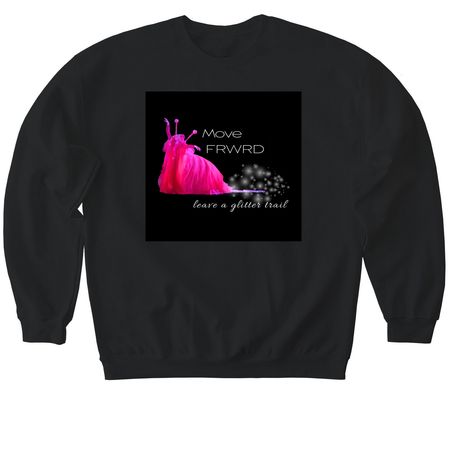 Slug Life, a Black Softstyle Crewneck Sweatshirt