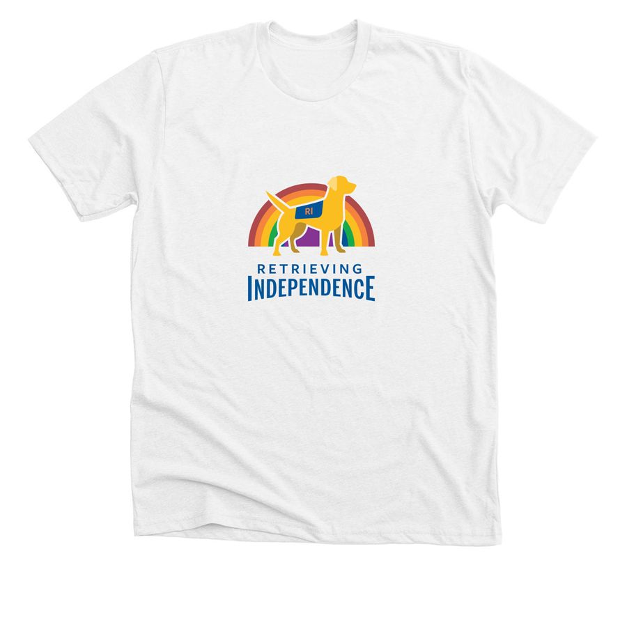 Raise With Pride, a Solid White Blend Premium Unisex Tee