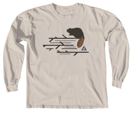 Go Wild for Beavers, a Ivory Comfort Colors Long Sleeve Tee
