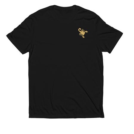 Gold Athletic T, a Deep Black Allmade Eco Triblend Unisex Tee