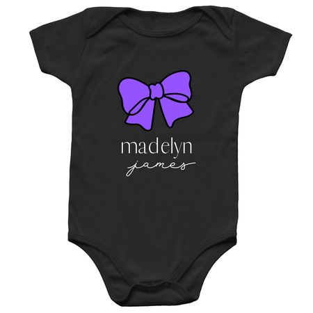 Baby Onesie: Bows Up, Barriers Down, a Black Infant Onesie