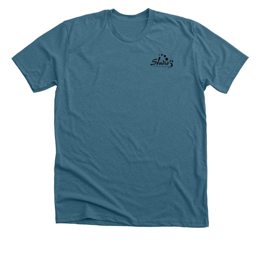 Dancer Era, a Heather Deep Teal Premium Unisex Tee