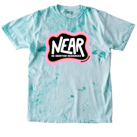 Pink Logo Fun Shirt, a Sea Glass Comfort Colors Colorblast Tee