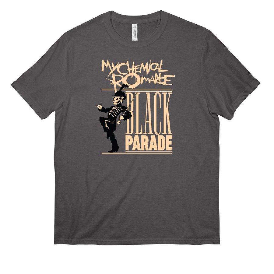 My Chemical Romance Merch, a Grey Steel All-American Unisex Tee