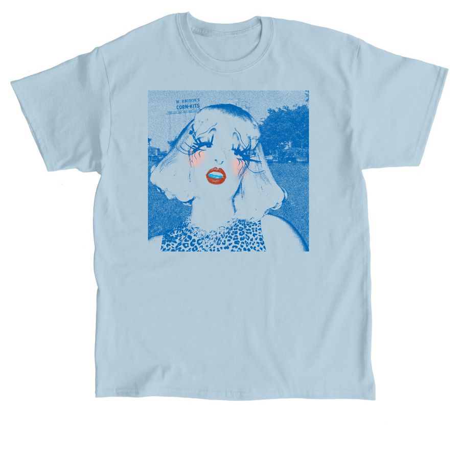 Briar Rose On A T-Shirt, a Light Blue Classic Unisex Tee