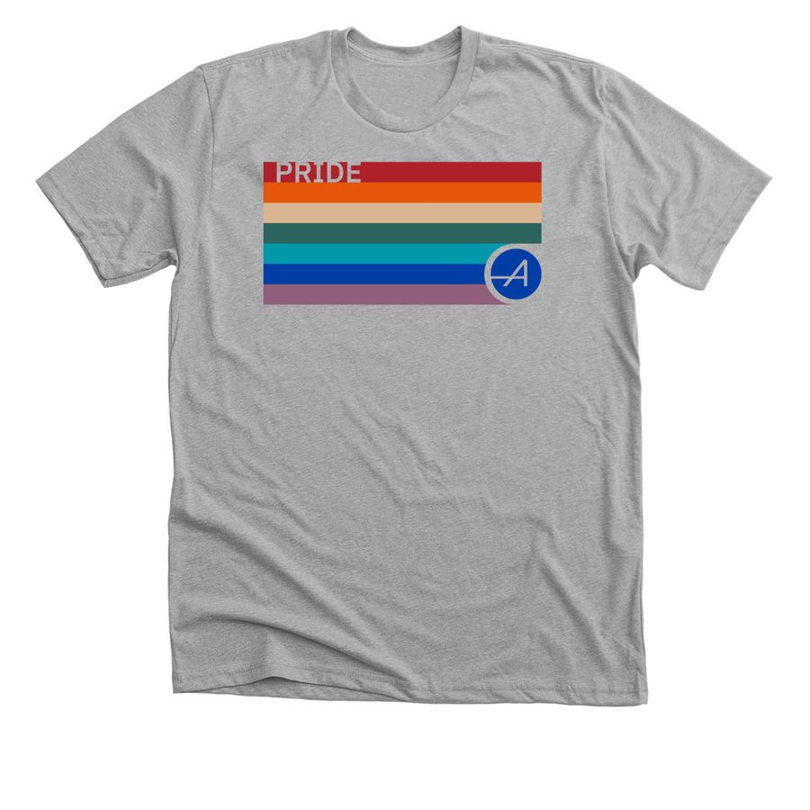 PRIDE ERG Fundraiser 2026, a Athletic Heather Premium Unisex Tee