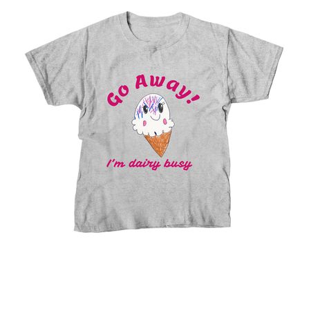 Dairy Busy, a Sport Grey Youth Unisex Tee