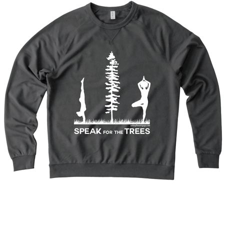 Earth Loving Yogis, a Terrain Grey Allmade Organic French Terry Crewneck Sweatshirt