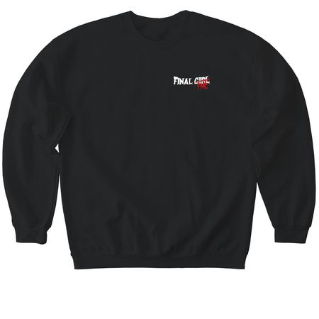 Final FMC Back Graphic, a Black Softstyle Crewneck Sweatshirt