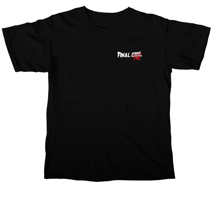 Final FMC Back Graphic, a Black Comfort Colors Unisex Tee