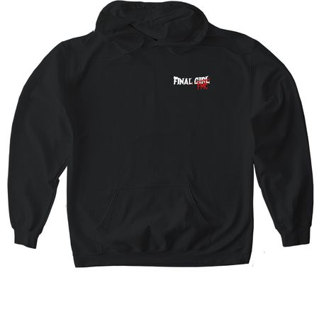 Final FMC Back Graphic, a Black Gildan Softstyle Pullover Hoodie