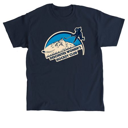 Deschutes Women's Hockey Club, a Navy Classic Unisex Tee