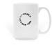 CHURCH.NYC MUG, a White Large Coffee Mug
