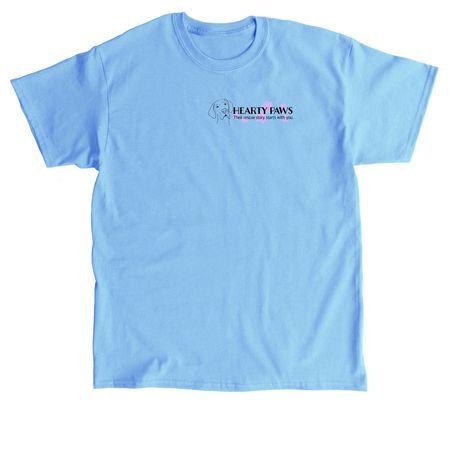 Hearty Paws Great Dane Rescue, a Carolina Blue Classic Unisex Tee