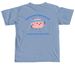 JOGGIN' FOR YOUR NOGGIN, a Washed Denim Comfort Colors Unisex Tee (back-view)