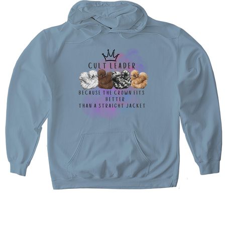 Team Crown or Team Jacket, a Stone Blue Gildan Softstyle Pullover Hoodie