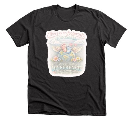 No Foot too small&nbsp;, a Dark Grey Heather Premium Unisex Tee