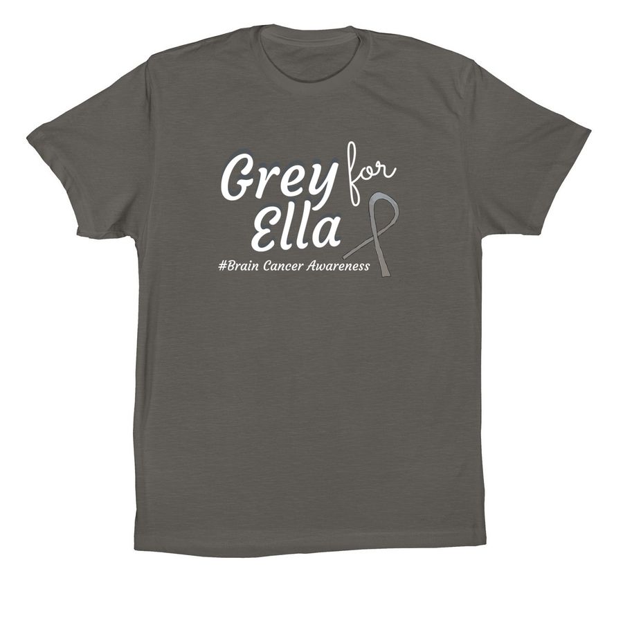 Grey For Ella Shirts, a Asphalt Premium Cotton Tee