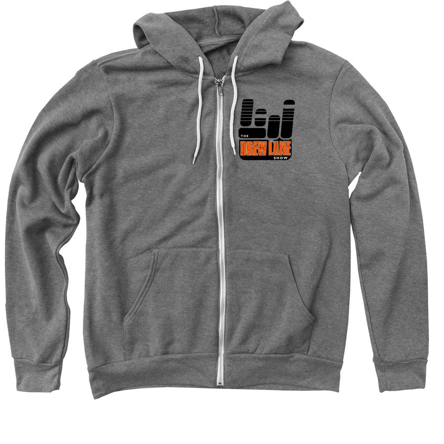Zip Up, a Deep Heather Zip Up Hoodie
