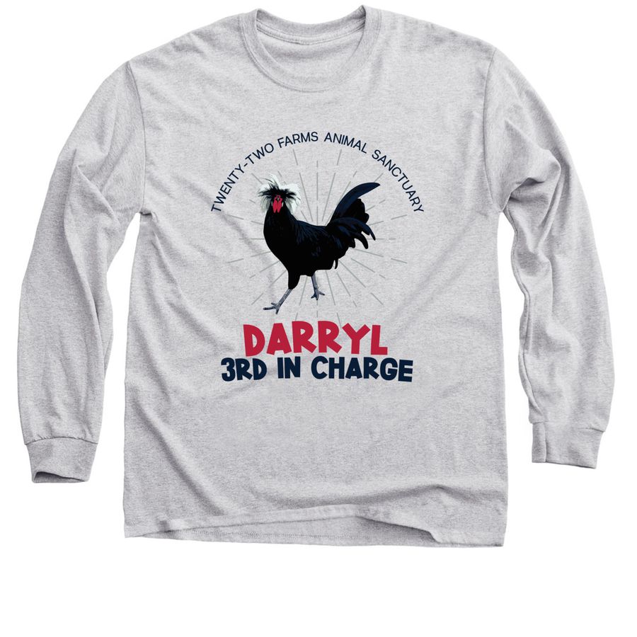 Third In Charge, a Sport Grey Classic Long Sleeve Tee