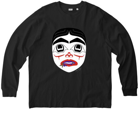 berry season, a Black Stanley/Stella Unisex Freestyler Heavyweight Long Sleeve Tee