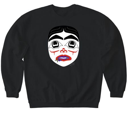 berry season, a Black Softstyle Crewneck Sweatshirt
