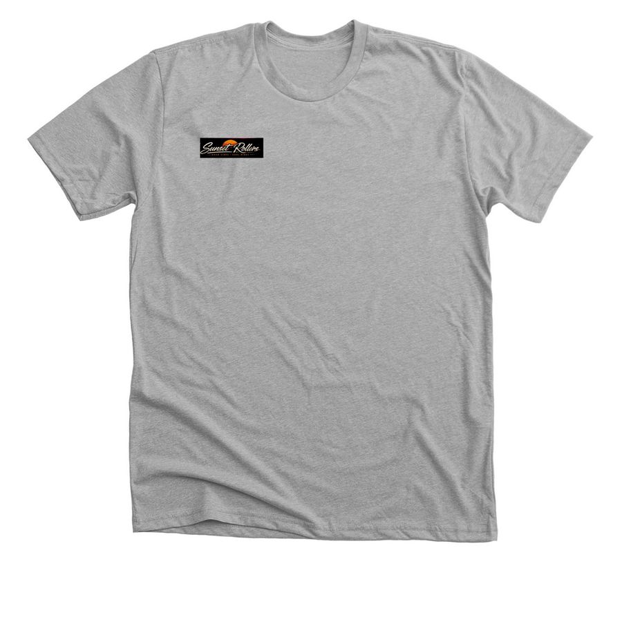 Sunset rollers, a Athletic Heather Premium Unisex Tee