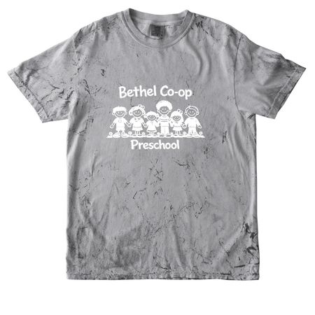 Adult/youth (White Design), a Smoke Comfort Colors Colorblast Tee